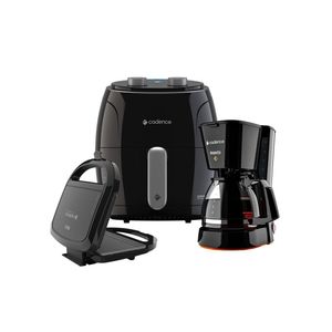 Kit Super Cook Cadence – Fritadeira 3,8L, Sanduicheira e Cafeteira – 220V