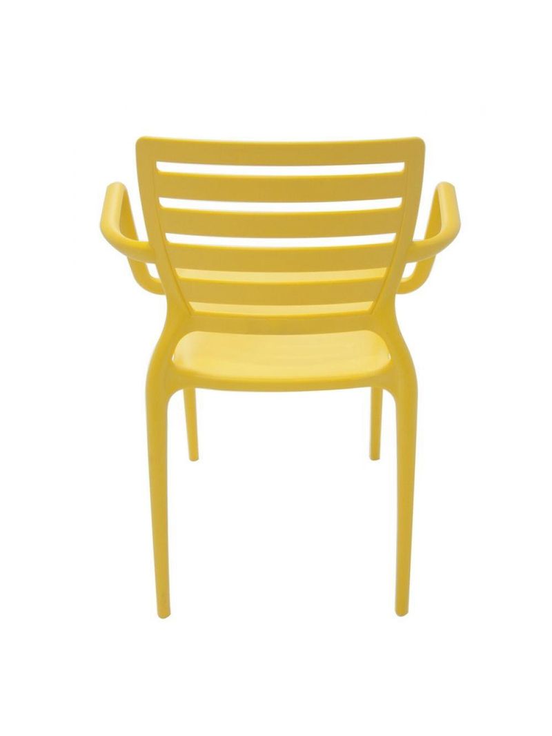 Cadeira Sofia com Braço Amarela Tramontina