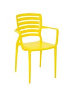 Cadeira Sofia com Braço Amarela Tramontina