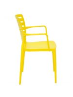 Cadeira Sofia com Braço Amarela Tramontina