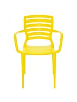 Cadeira Sofia com Braço Amarela Tramontina