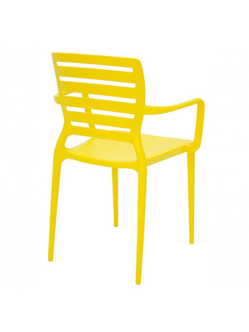 Cadeira Sofia com Braço Amarela Tramontina