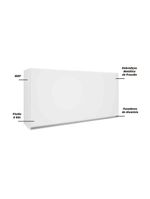 Armário Basculante 1,20m Top Class Batrol Branco Branco
