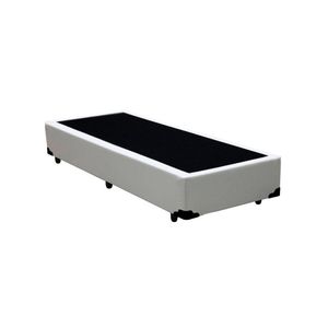 Cama Box Solteiro Sintético Sereneprime Branco 88x188x40