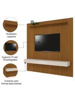 Painel Para Tv Até 75 Polegadas Ripado Impressão 3D Egeo