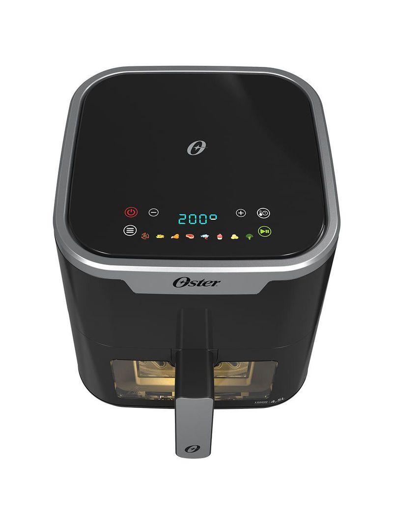 Fritadeira Oster Digital Touch 4,5L com Visor Transparente – 110V