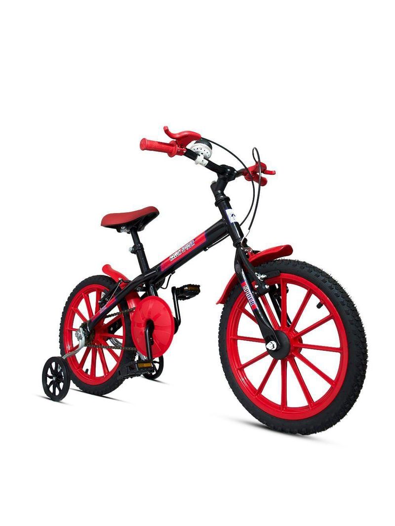 Bicicleta Bike Infantil Aro 16 Ravok Com Rodinhas 3 A 7 Anos Cor:vermelho
