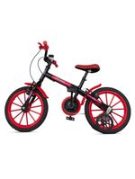 Bicicleta Bike Infantil Aro 16 Ravok Com Rodinhas 3 A 7 Anos Cor:vermelho