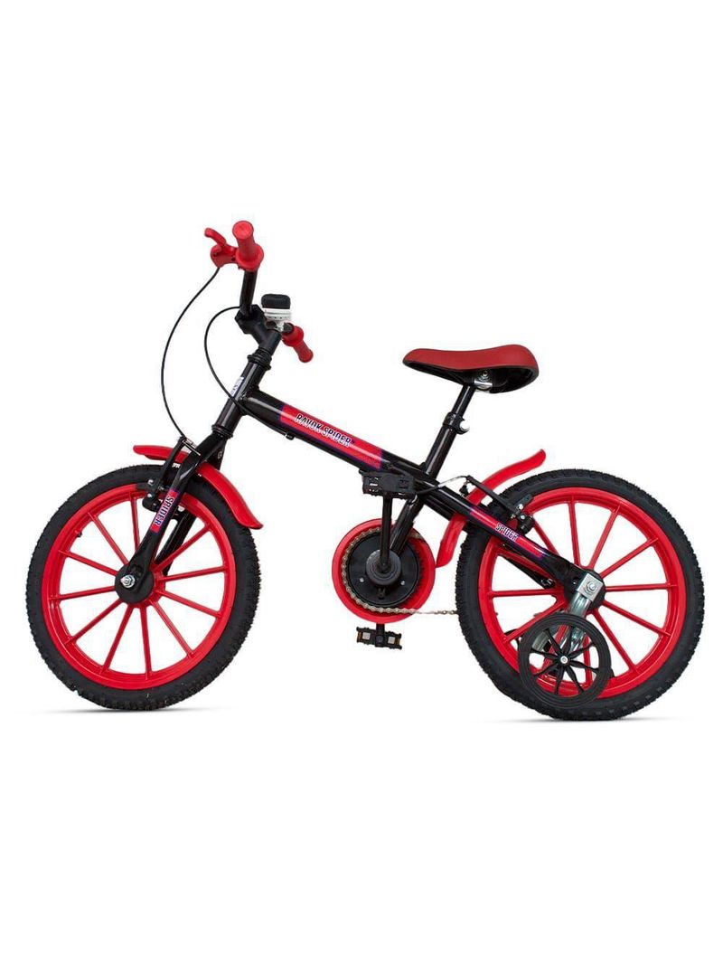 Bicicleta Bike Infantil Aro 16 Ravok Com Rodinhas 3 A 7 Anos Cor:vermelho