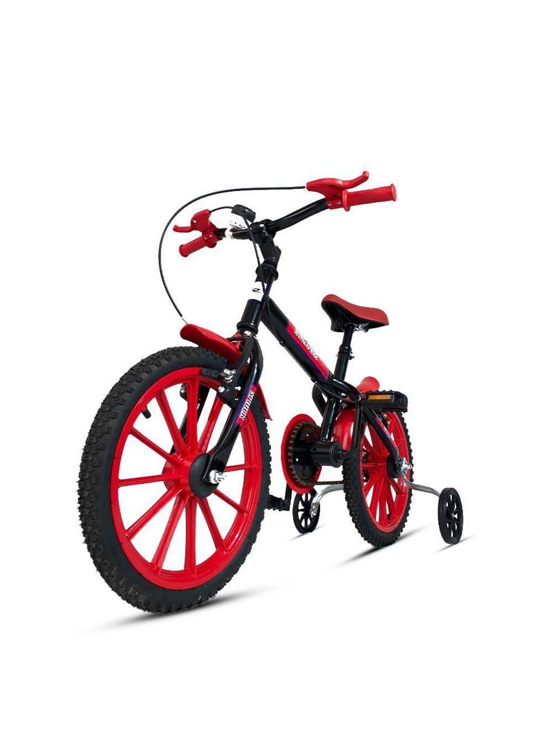 Bicicleta Bike Infantil Aro 16 Ravok Com Rodinhas 3 A 7 Anos Cor:vermelho