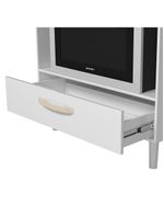 Balcão Nicioli Cooktop 1 Gaveta Branco Com Branco