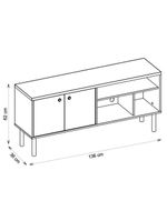 Bancada Para Tv Até 60 Polegadas Multi Graffiti Allure