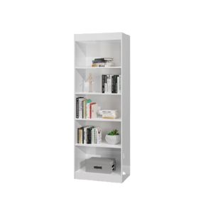 Estante Livreiro Multiuso 4 Prateleiras 1,78m Office Branco J&a Branco