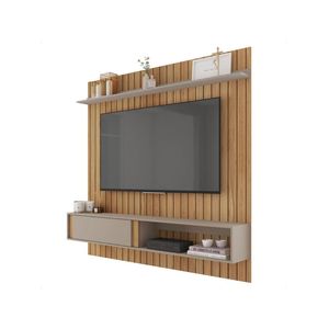 Painel Bancada Para Tv Até 65 Polegadas Sena Marrom Caemmun