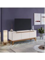 Rack Kappesberg 3 Portas Branco 136cm