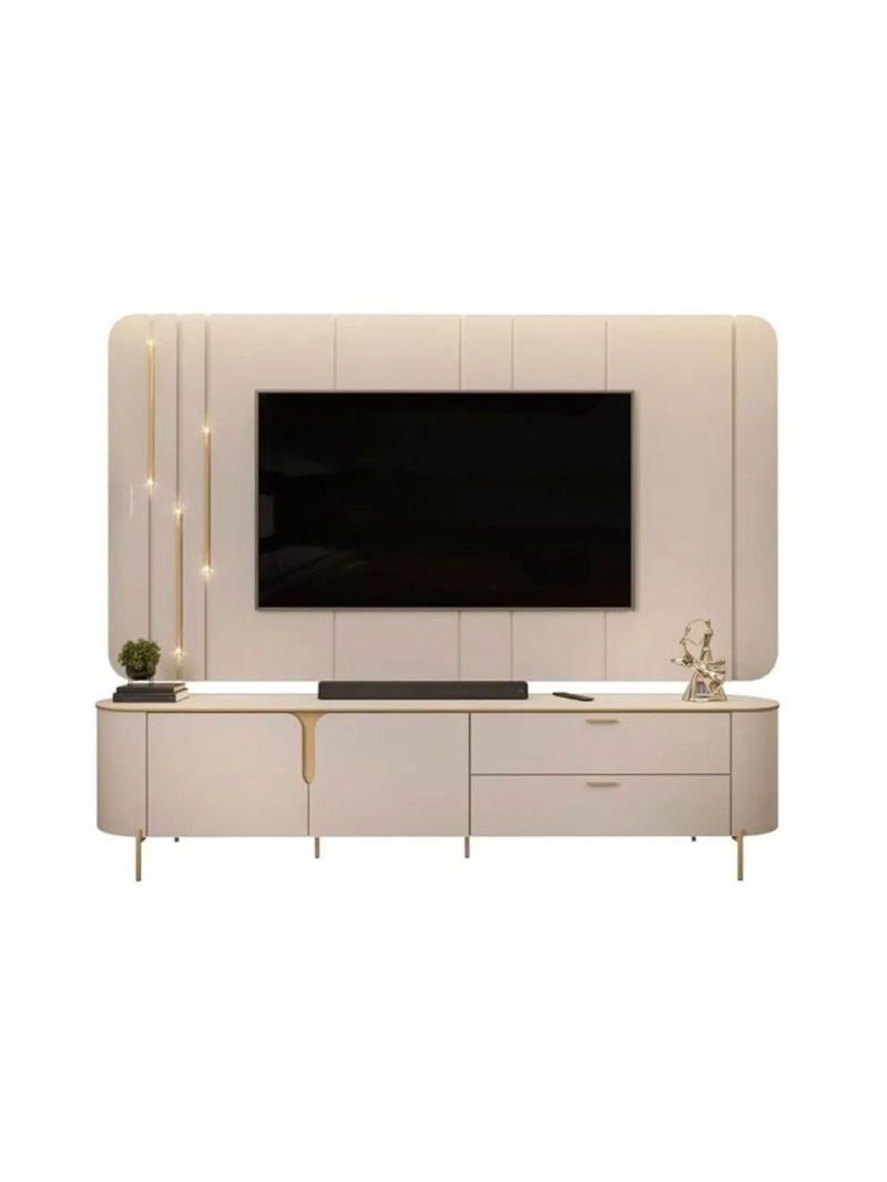 Rack Bancada c/Painel p/TV até 75 Polegadas Celine-DJ Móveis