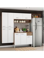 Cozinha Emilly Paneleiro Armario Balcão Branco Madesa