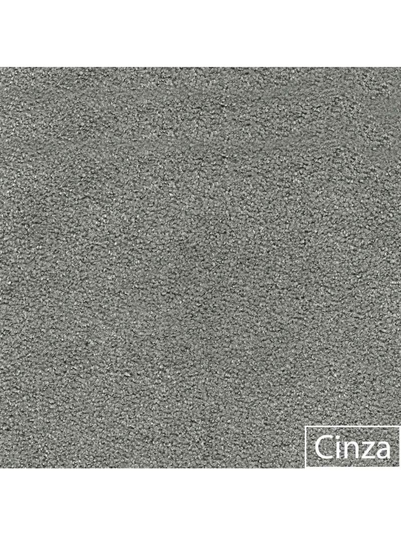 Sofá Curvo 3 Lugares Amsterdã 200cm Bouclé - Amarena Móveis Cor Cinza