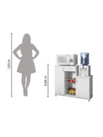 Fruteira Armário Balcão Multiuso Cozinha Diva Branco Branco