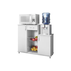 Fruteira Armário Balcão Multiuso Cozinha Diva Branco Branco