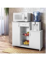 Fruteira Armário Balcão Multiuso Cozinha Diva Branco Branco