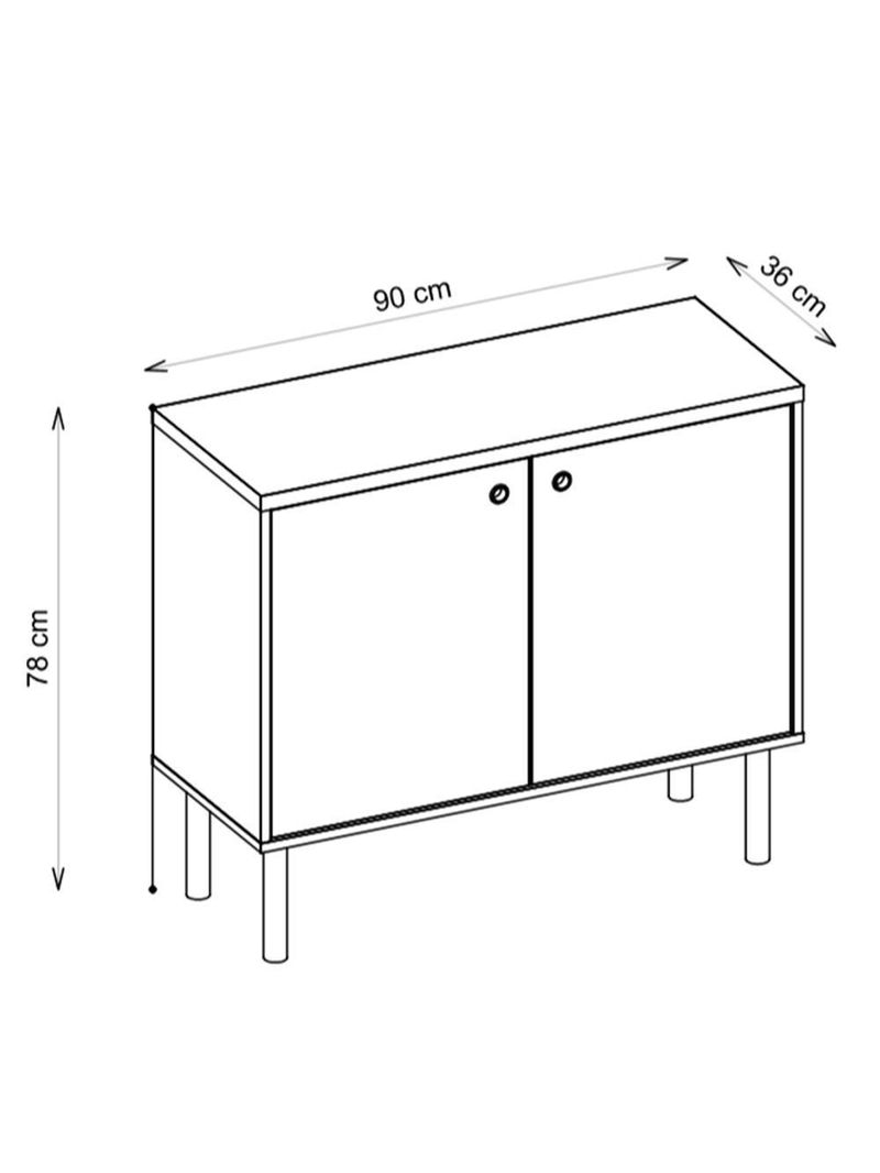 Armario Balcão Aparador Multi Ceramic Allure Lider Design