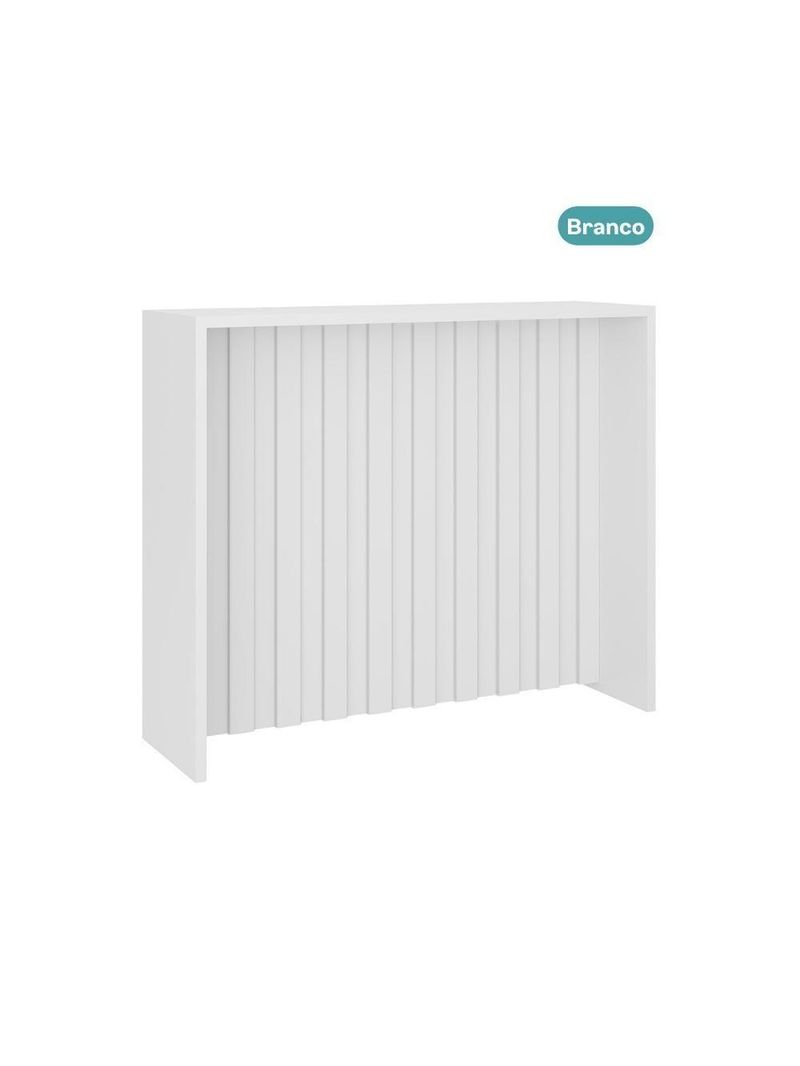 Conjunto Ilha de Cozinha Milla e Banquetas Carraro Branco Rosê