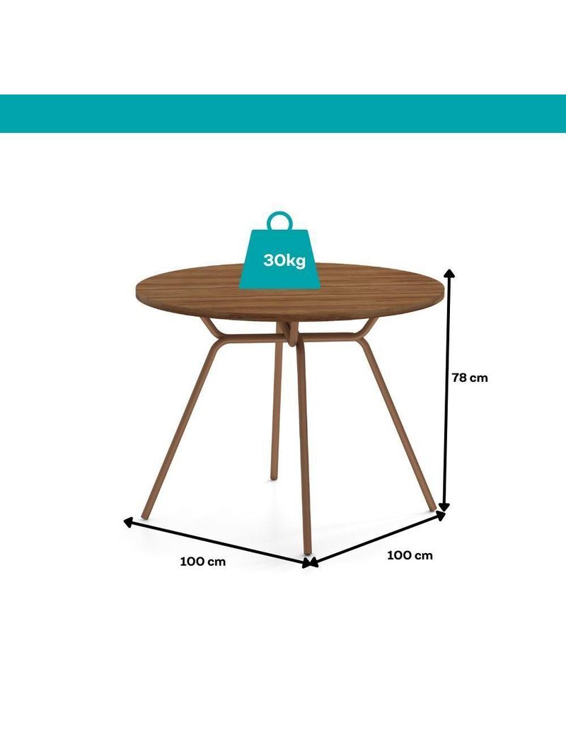Conjunto Sala De Jantar 4 Cadeiras Verona Carraro Freijó Areia Rosê