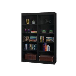 Estante Livreiro Multiuso 8 Prateleiras 1,71m Office Preto J&A Preto