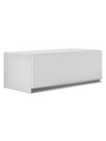 Armário Aéreo De Cozinha Para Geladeira 70cm Texas Branco - Lumil Móveis