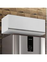 Armário Aéreo De Cozinha Para Geladeira 70cm Texas Branco - Lumil Móveis