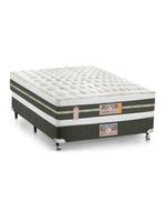 Cama Box + Colchão Castor Casal Silver Star Air Double Face Tenopedic 138x188x61cm