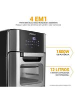 Air Fryer Oven Philco 12L 4 Em 1 1800W PFR2200 110V