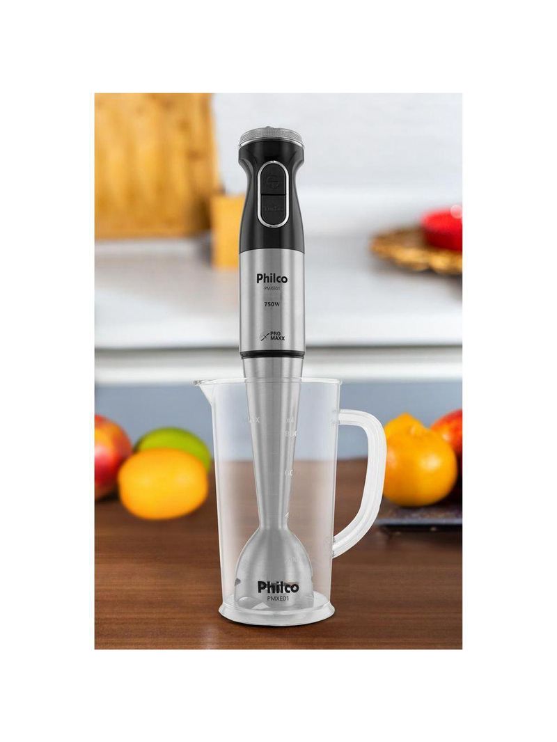 Mixer Philco Inox Com Copo 1050ml 750W PMXE01 110V