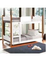 Beliche Encanto Branca e Nature com 02 Colchões - Gabrielli