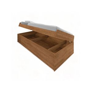 Cama Baú Camila Solteiro Naturale com Colchão Framar