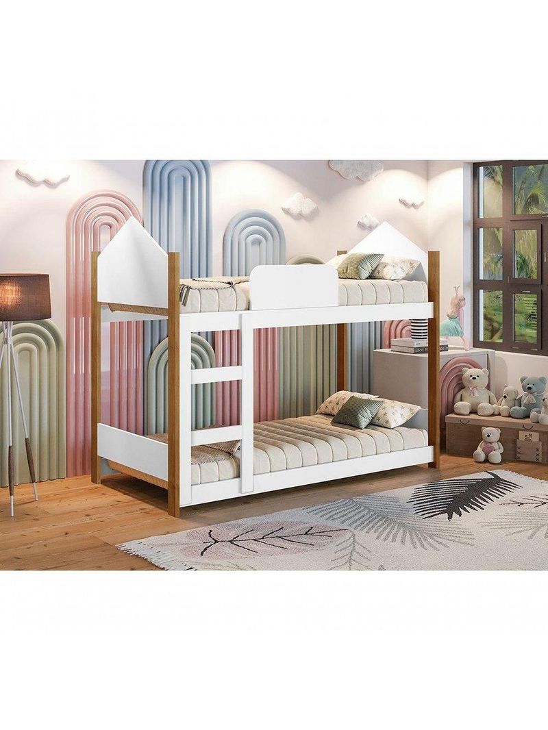 Beliche Infantil Magia Branco Grenat - Gabrielli Móveis