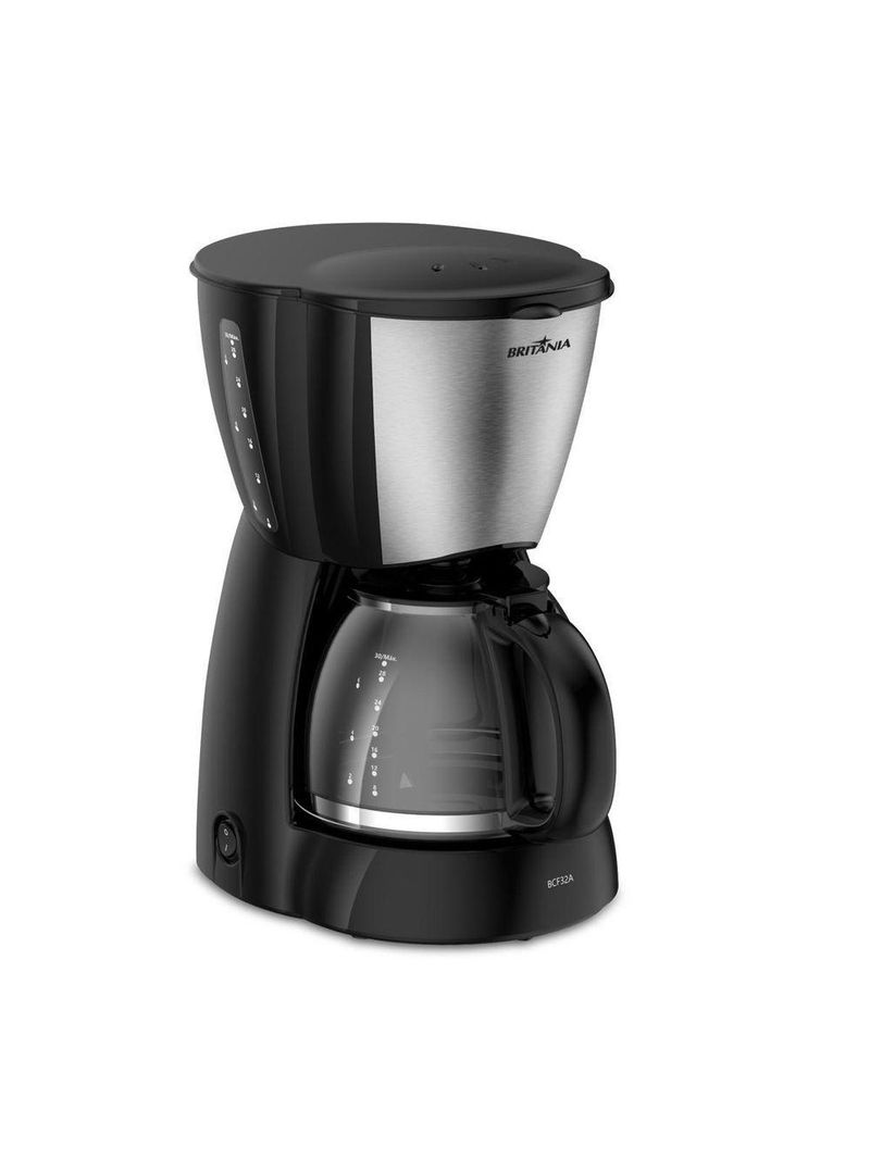 Cafeteira Britânia 32 Cafezinhos BCF32A 1,28L 800W 220V