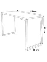 Mesa De Cozinha Multiuso Lanche Rápido Estilo 120x50cm