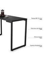 Mesa De Cozinha Multiuso Lanche Rápido Estilo 120x50cm