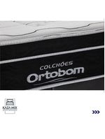 Cama Box Queen Cinza Baú Ortobom Molas Ensacadas Europillow