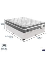 Cama Box Baú Queen E Colchão Molas Ensacadas Berlim Probel