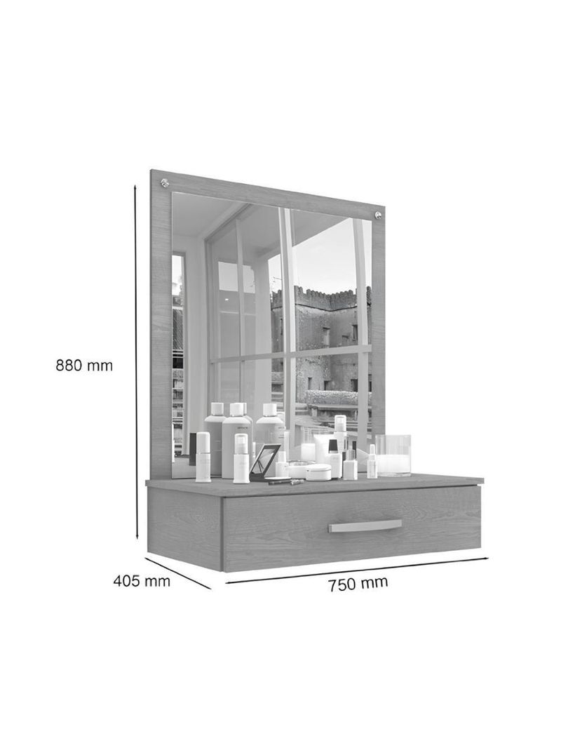 Conjunto para Quarto de Cômodas e Penteadeira Floratta - Malbec