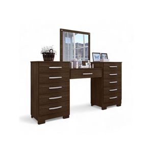 Conjunto para Quarto de Cômodas e Penteadeira Floratta - Malbec