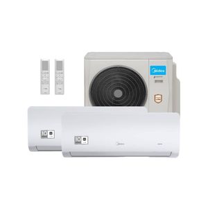 Ar Condicionado Multi Split Midea Xtreme Save 18000 BTUs 2X9000 Quente e Frio Inverter 220V 38MBMBA18M5