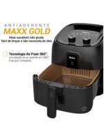 Air Fryer Philco 9L 2000W Cesto Quadrado Gold PAF90B 110V