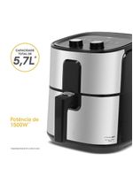 Air Fryer Kitchen Art 4,3L Cesto Quadrado 1500W KFR01 110V