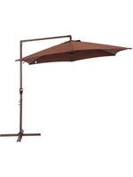 Ombrelone Veneza Suspenso 3mts Deck Piscina Jardim Bel Cor Marrom