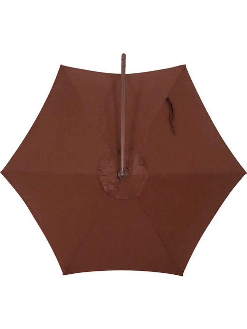 Ombrelone Veneza Suspenso 3mts Deck Piscina Jardim Bel Cor Marrom