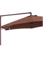 Ombrelone Veneza Suspenso 3mts Deck Piscina Jardim Bel Cor Marrom